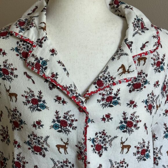 Sundance Catalog Two Piece long Pant & Top pajama Set- Small - Picture 4 of 14